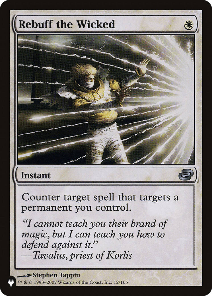 Rebuff the Wicked |  (PLC-12) [The List]