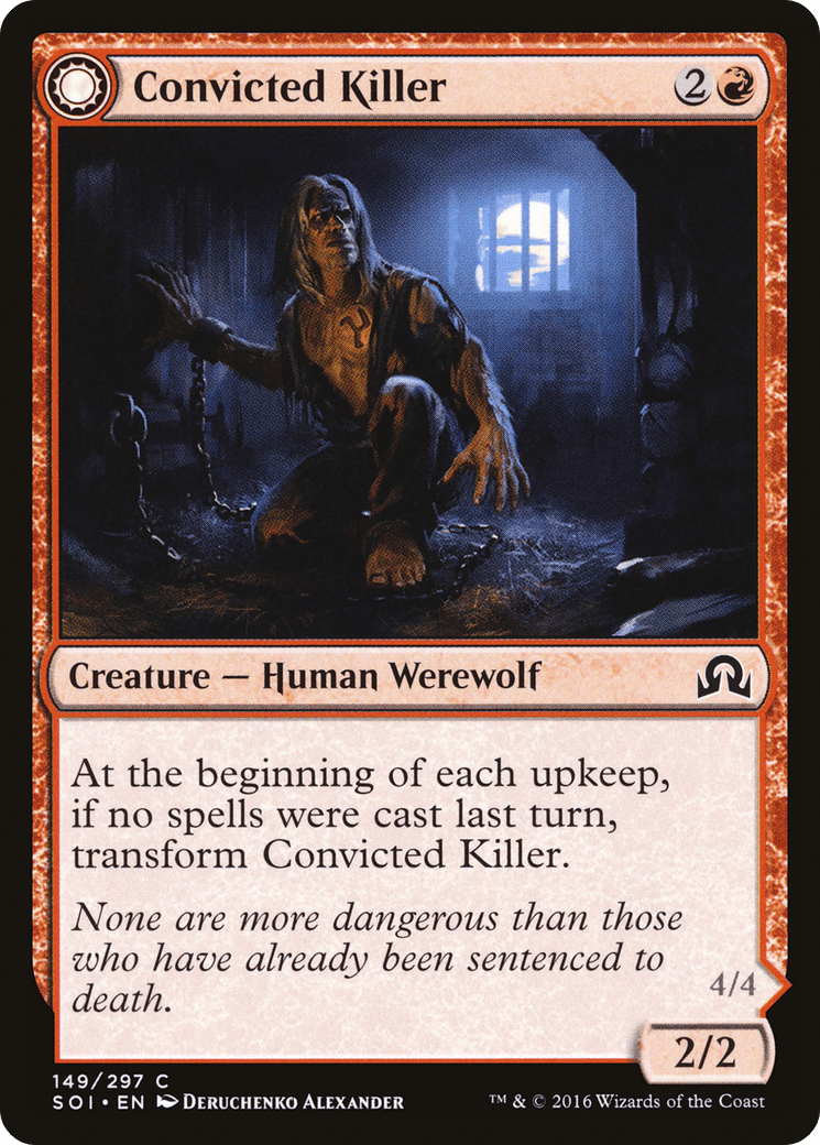 Convicted Killer // Branded Howler [Shadows over Innistrad] Foil