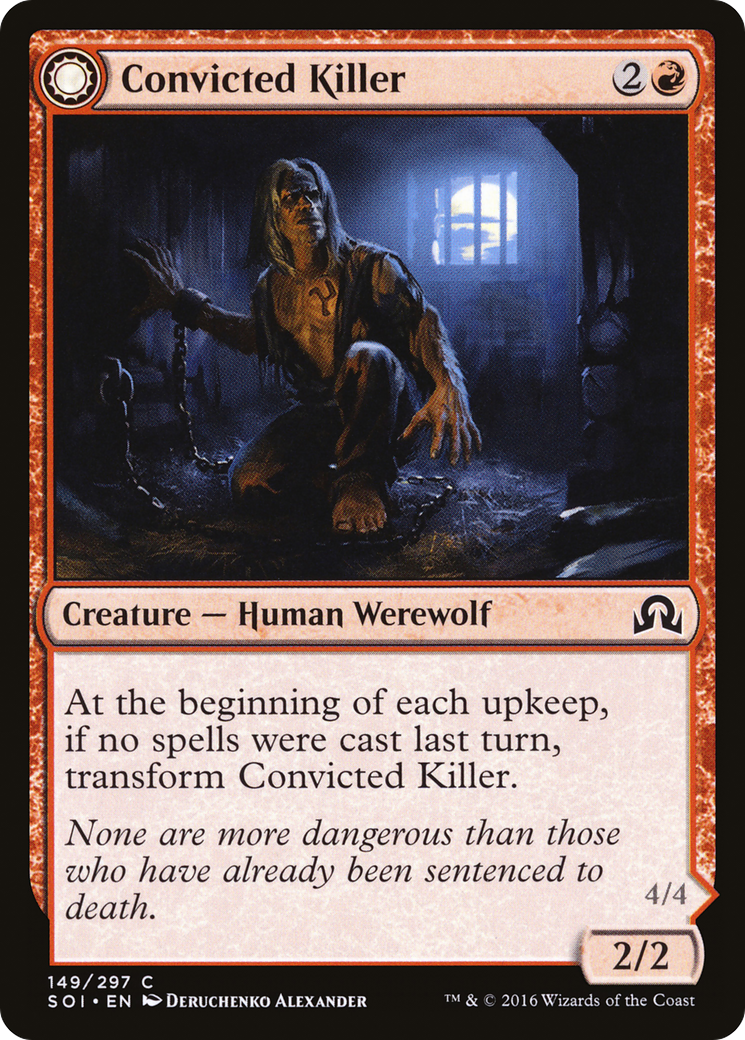Convicted Killer // Branded Howler [Shadows over Innistrad] Foil