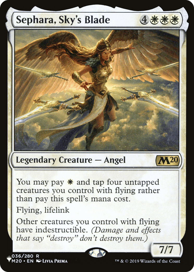 Sephara, Sky's Blade |  Foil (M20-36) [The List]