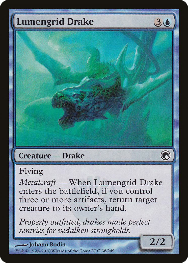 Lumengrid Drake [Scars of Mirrodin] Foil