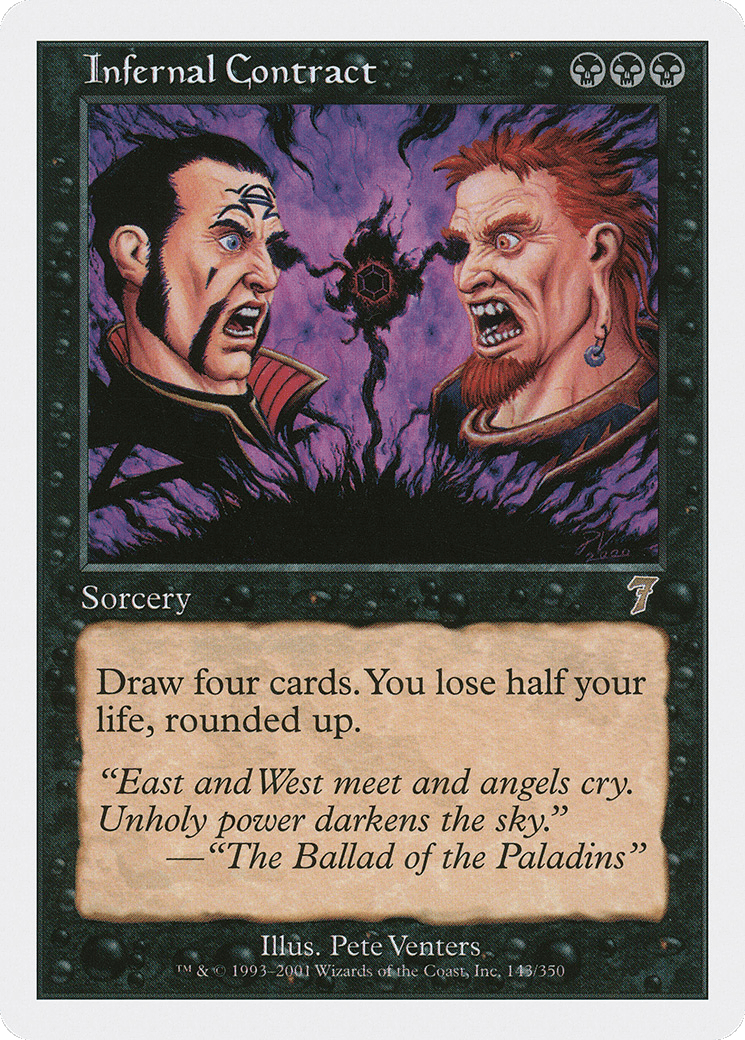 Infernal Contract (7ED-143) - Seventh Edition