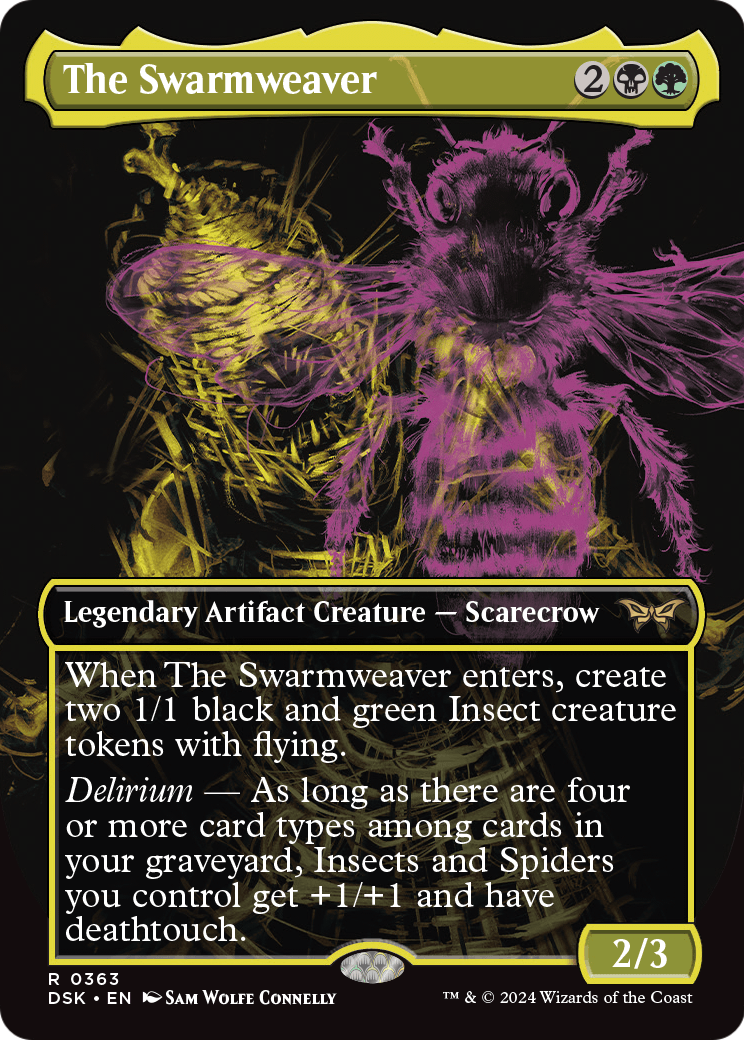 The Swarmweaver (Showcase) [Duskmourn: House of Horror] Foil