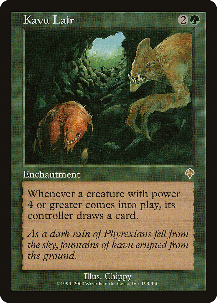 Kavu Lair [Invasion] Foil