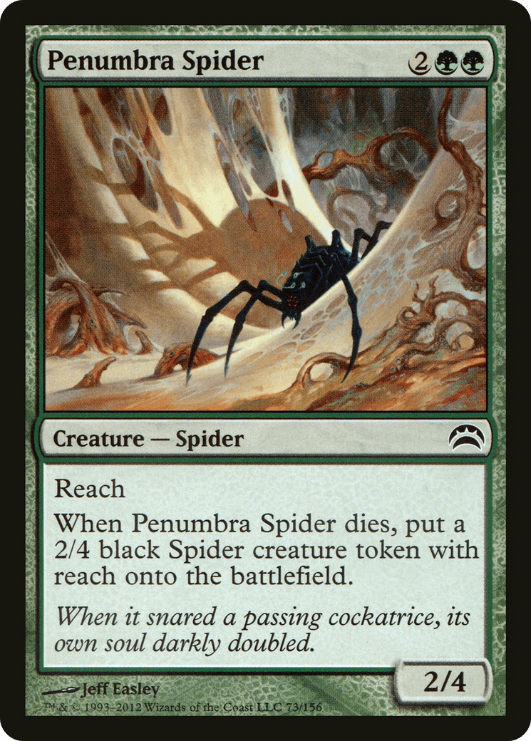Penumbra Spider (073) [Planechase 2012]  Foil
