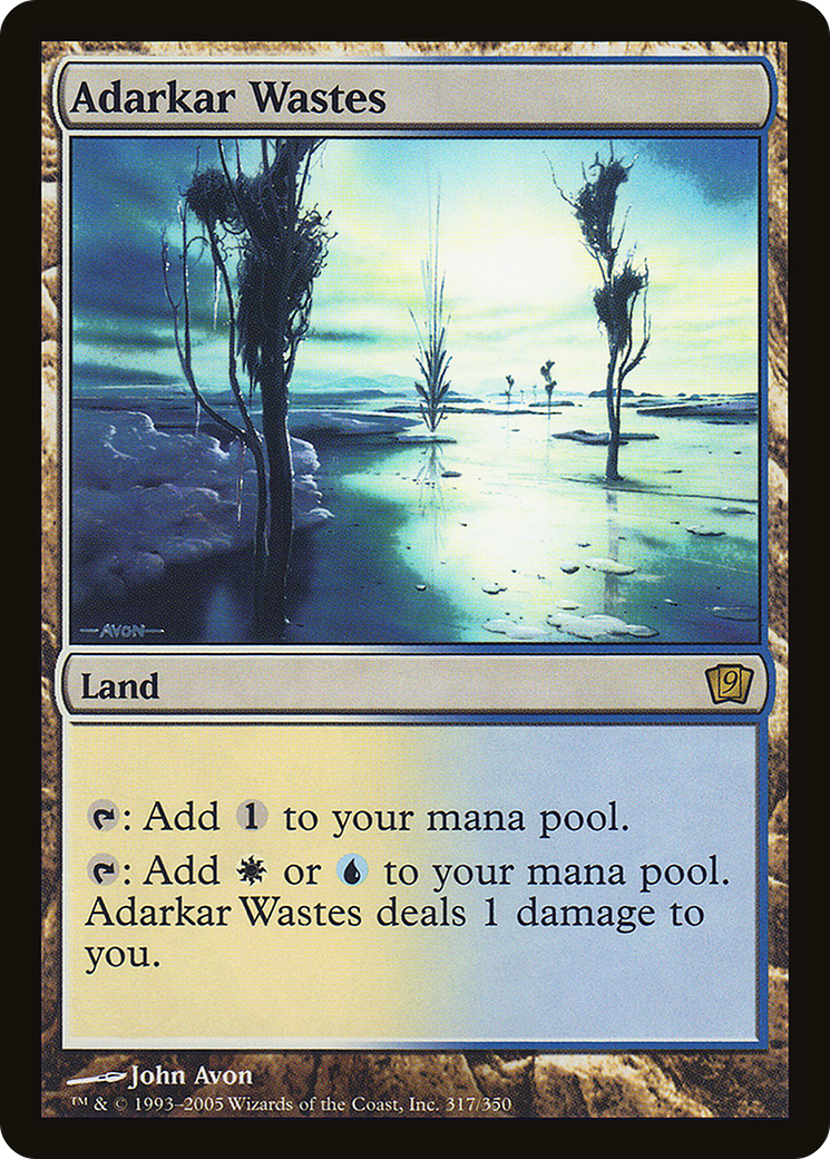 Adarkar Wastes [Ninth Edition] Foil