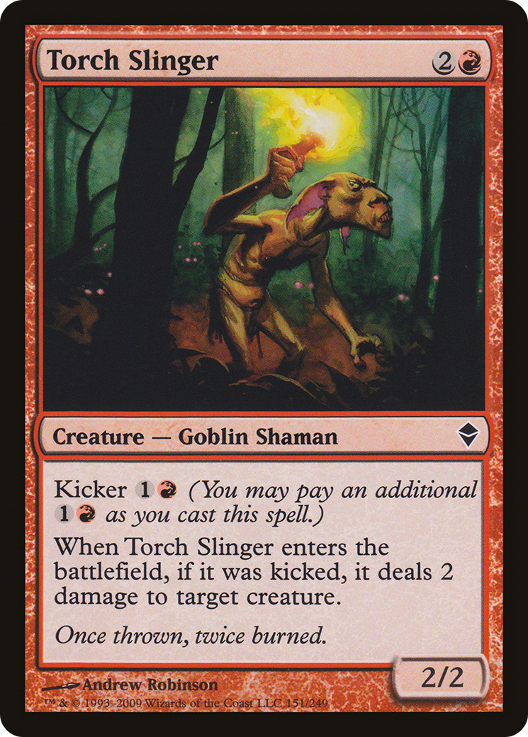 Torch Slinger [Zendikar] Foil