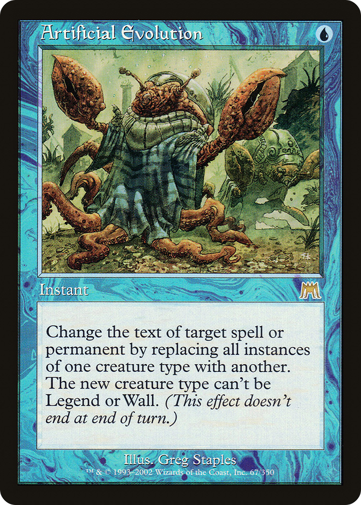 Artificial Evolution [Onslaught] Foil
