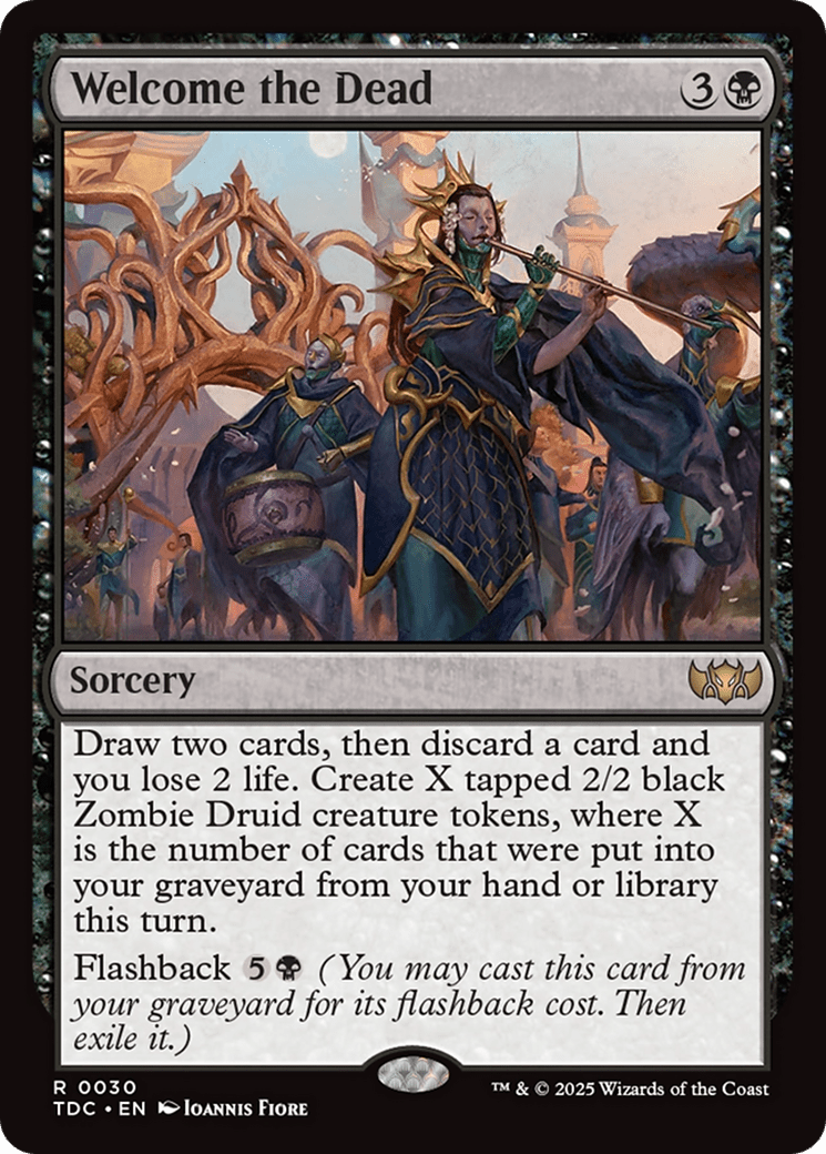 Welcome the Dead (030) [Commander: Tarkir: Dragonstorm]
