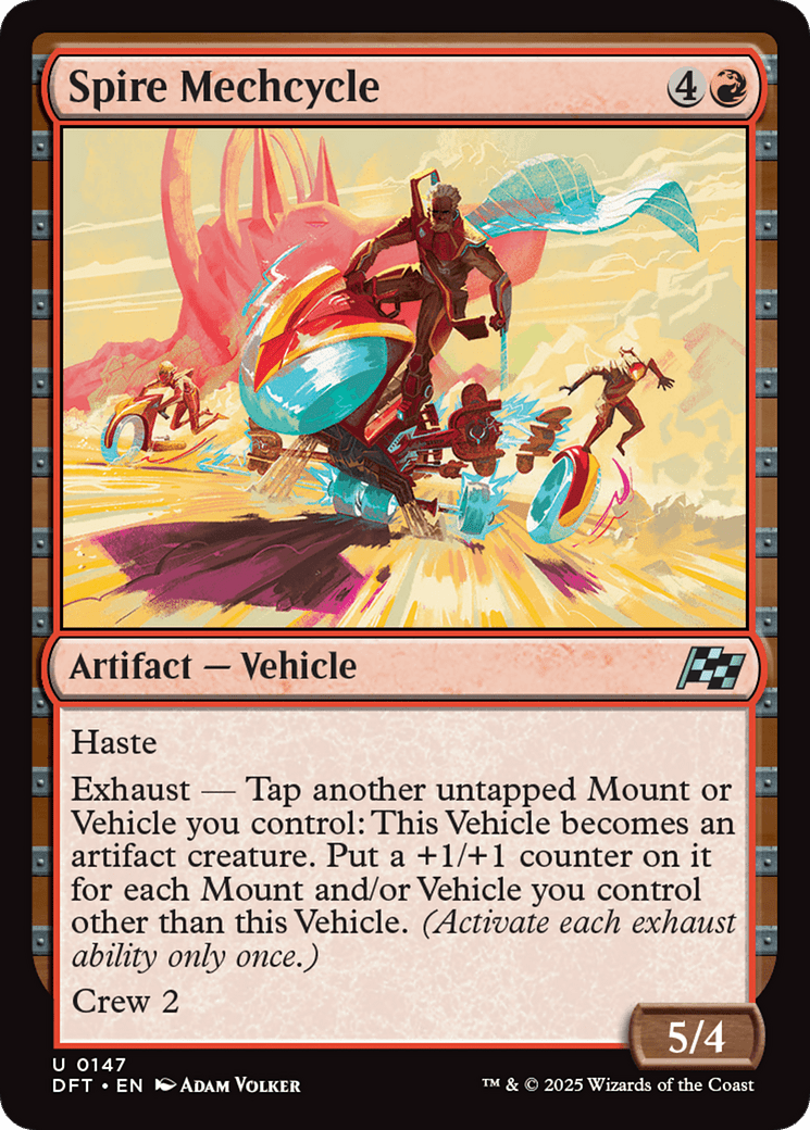 Spire Mechcycle |  Foil (147) [Aetherdrift]