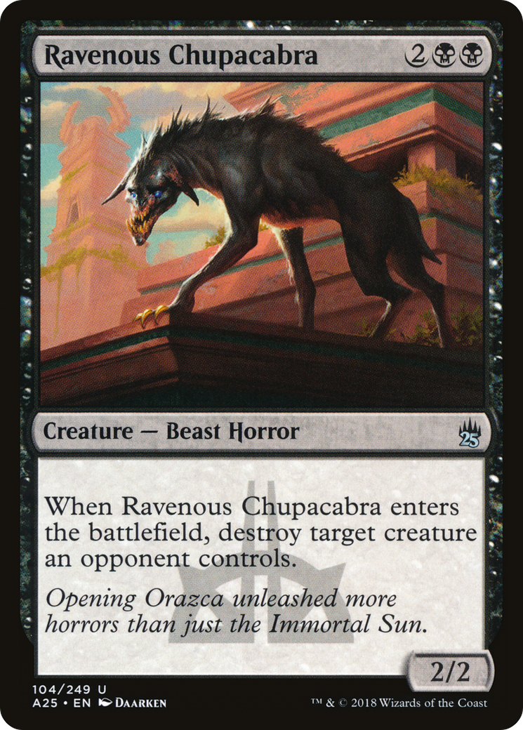 Ravenous Chupacabra [Masters 25] Foil