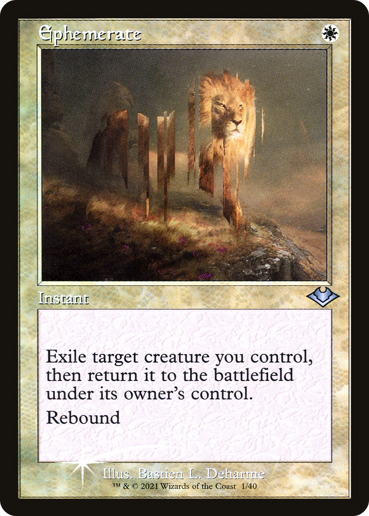 Ephemerate (H1R-001) - Modern Horizons 1 Timeshifts Etched Foil