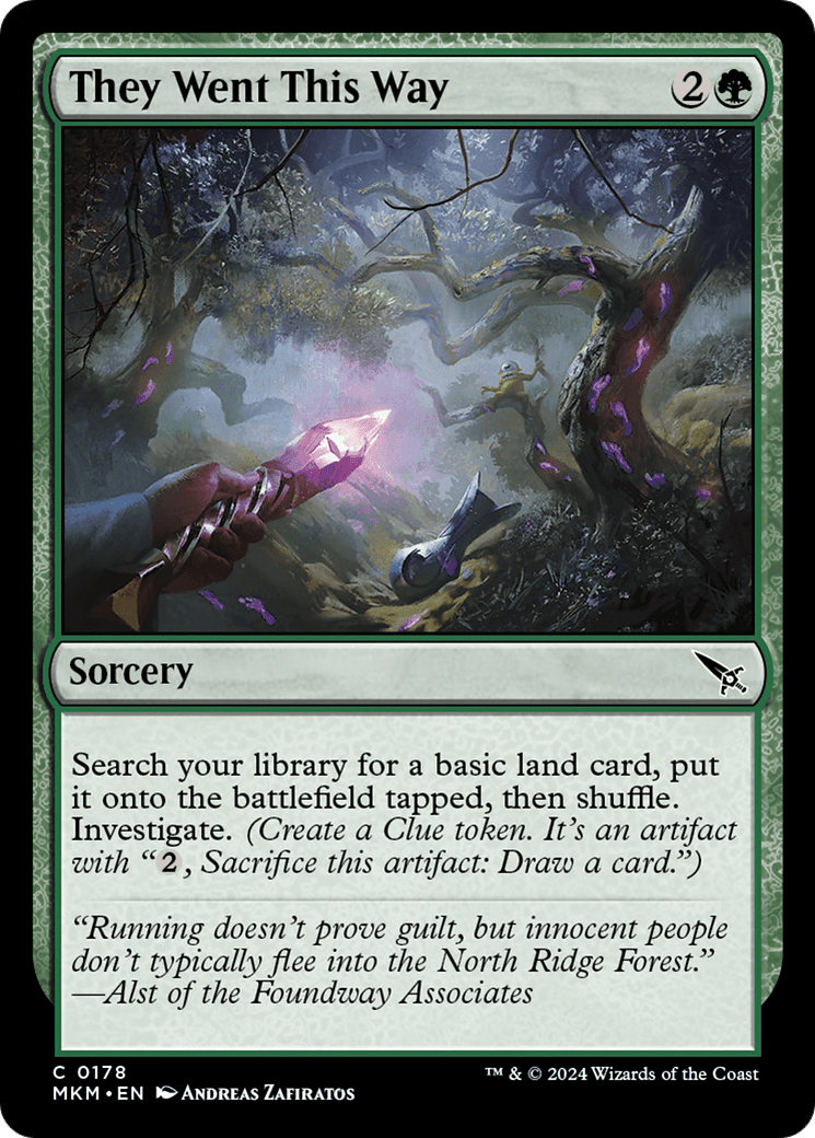 They Went This Way [Murders at Karlov Manor] Foil