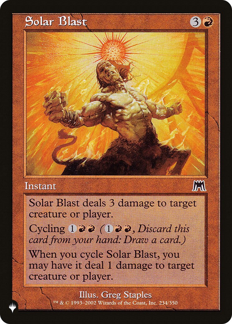 Solar Blast |  (ONS-234) [The List]