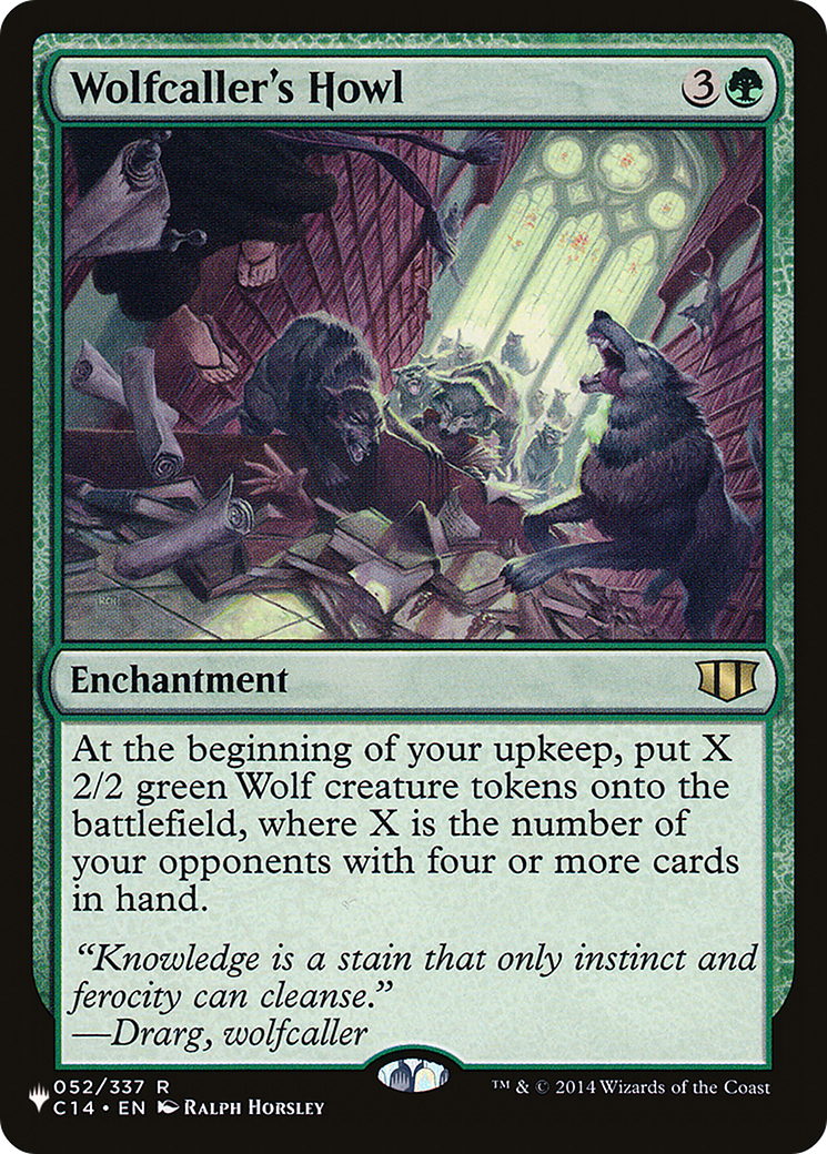 Wolfcaller's Howl |  (C14-52) [The List]