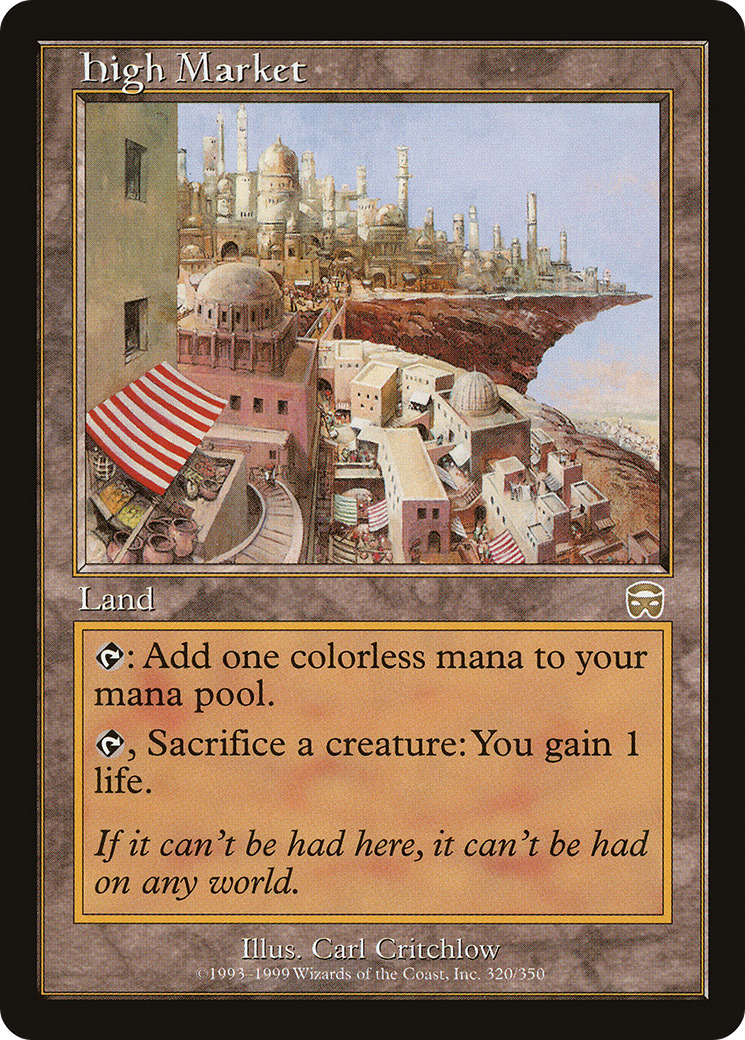 High Market [Mercadian Masques] Foil