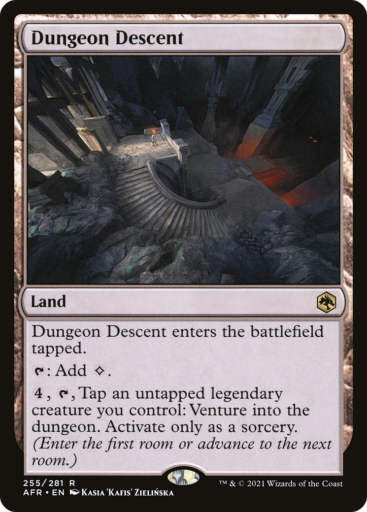 Dungeon Descent [Dungeons & Dragons: Adventures in the Forgotten Realms] Foil