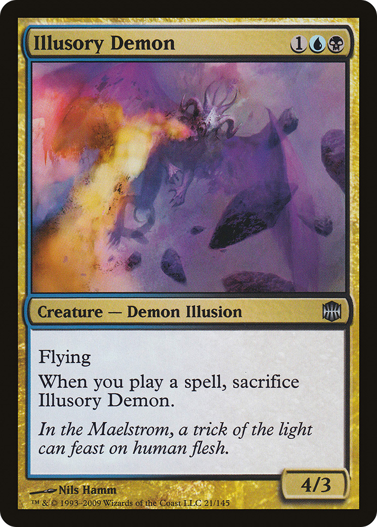 Illusory Demon [Alara Reborn] Foil