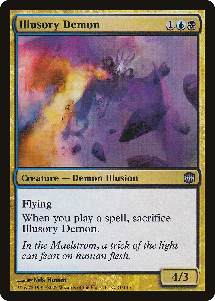 Illusory Demon [Alara Reborn] Foil