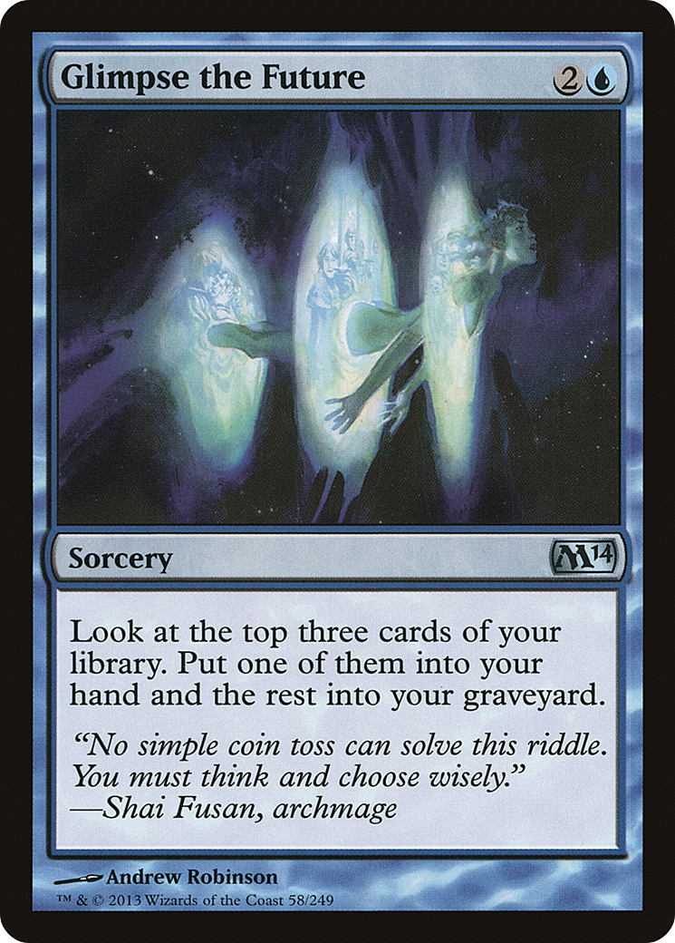 Glimpse the Future [Magic 2014] Foil