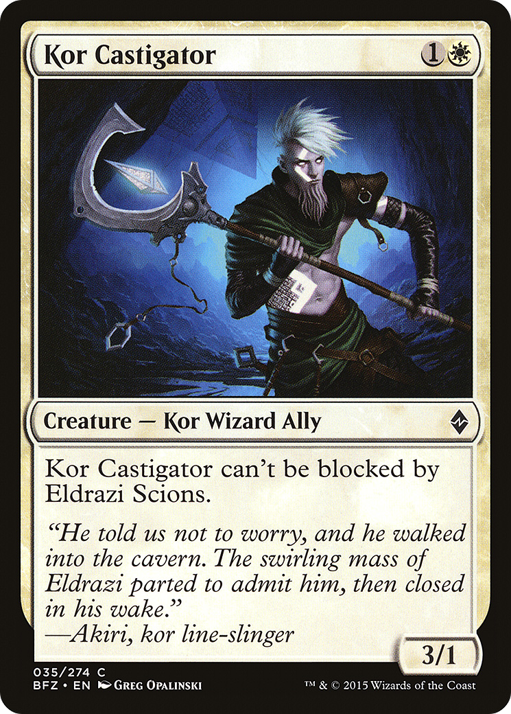 Kor Castigator [Battle for Zendikar] Foil
