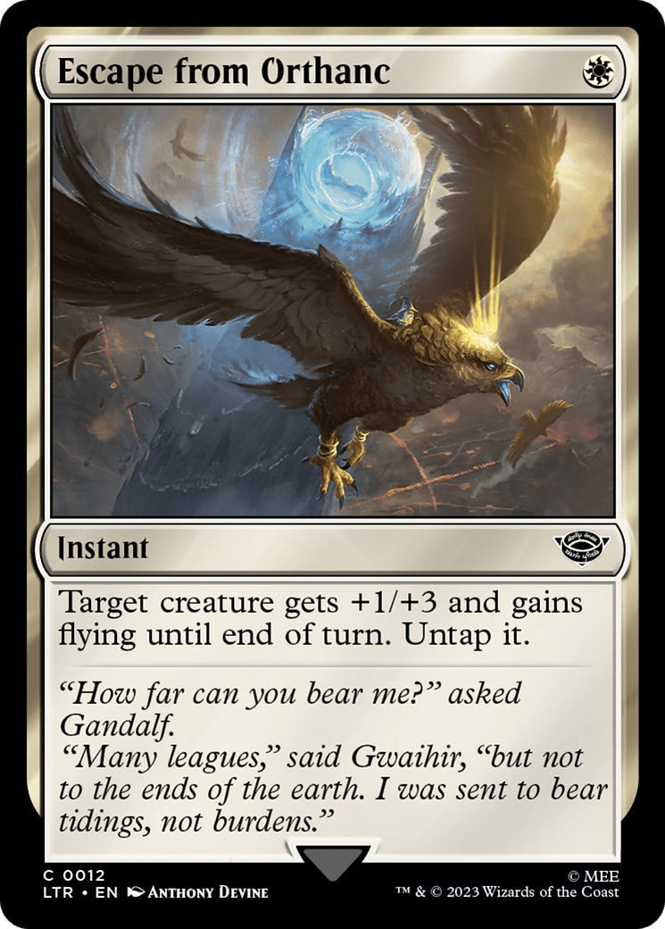 Escape from Orthanc [The Lord of the Rings: Tales of Middle-Earth] Foil