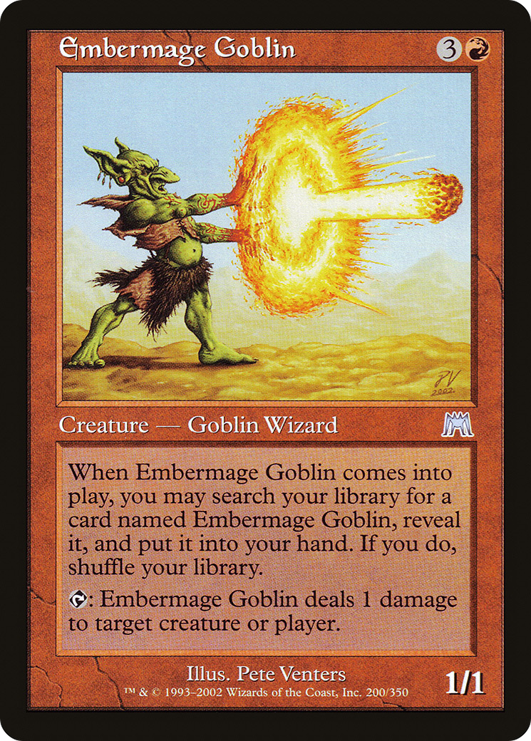 Embermage Goblin [Onslaught] Foil