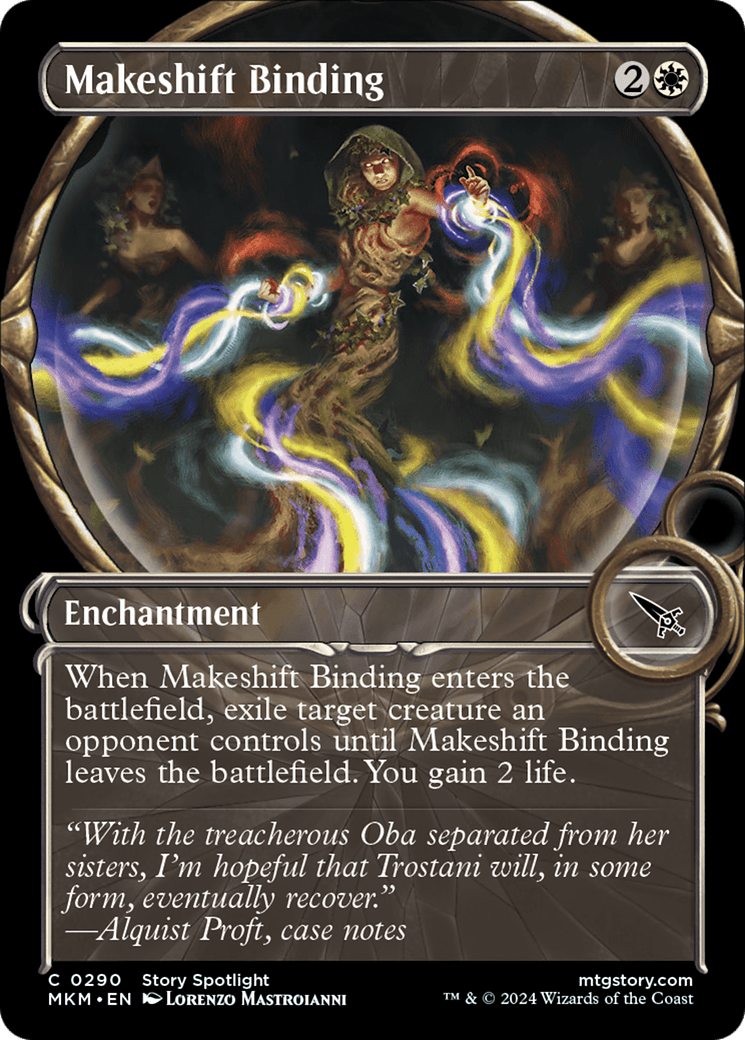 Makeshift Binding (Showcase) [Murders at Karlov Manor] Foil