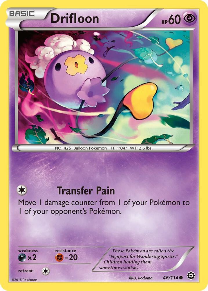 Drifloon 46/114 (XY - Steam Siege) 