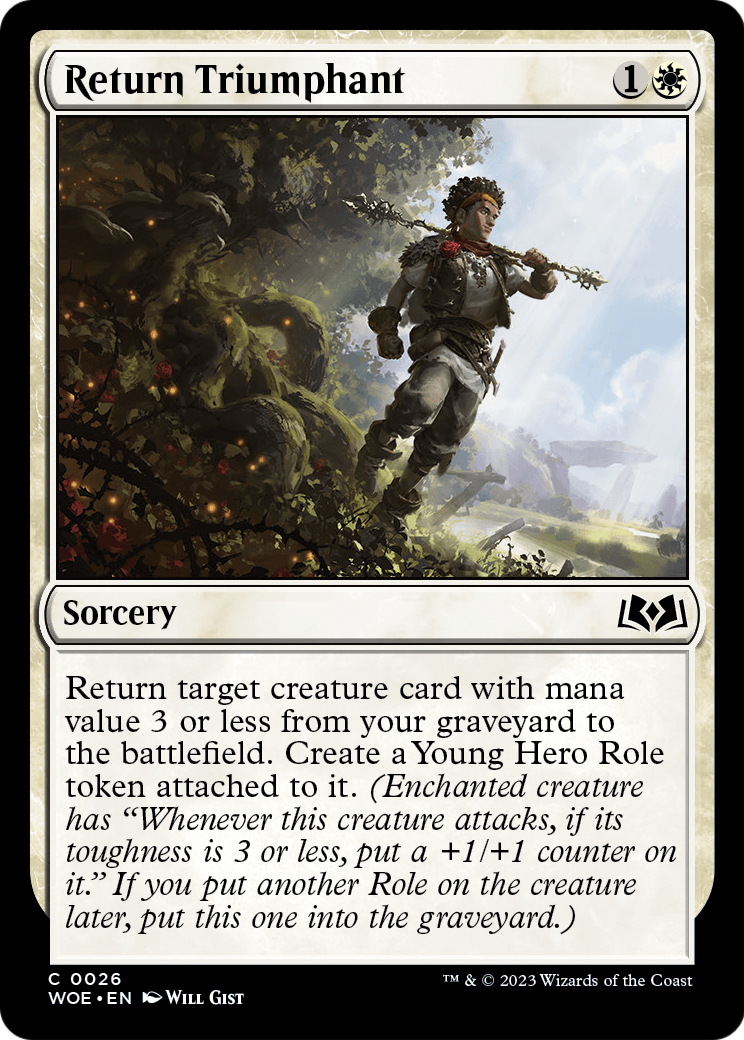Return Triumphant [Wilds of Eldraine] Foil