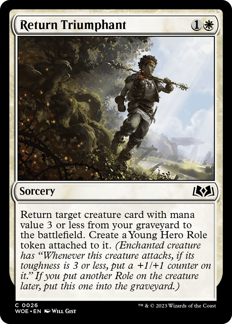 Return Triumphant [Wilds of Eldraine] Foil