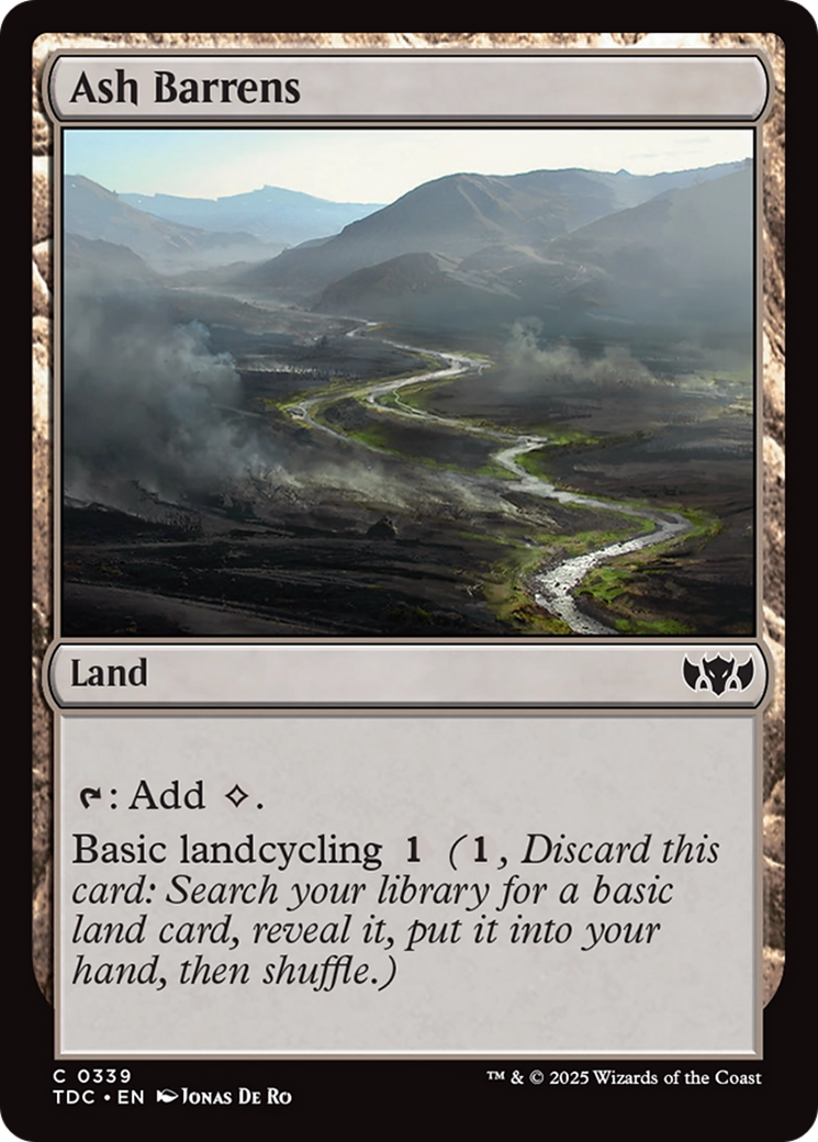 Ash Barrens (339) [Commander: Tarkir: Dragonstorm]