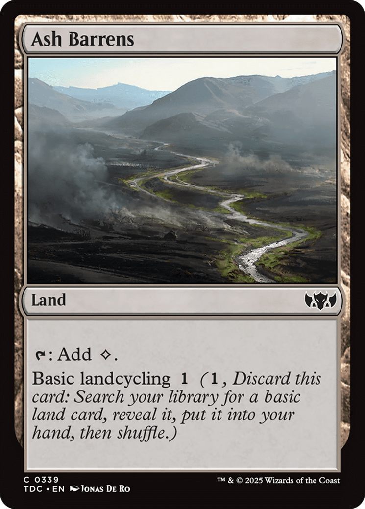 Ash Barrens (339) [Commander: Tarkir: Dragonstorm]