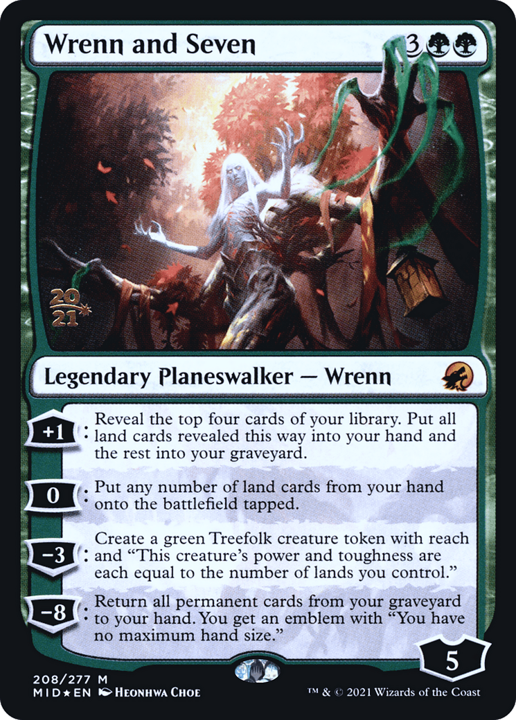 Wrenn and Seven [Innistrad: Midnight Hunt Prerelease Promos]