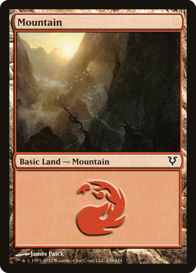 Mountain (239) [Avacyn Restored] Foil