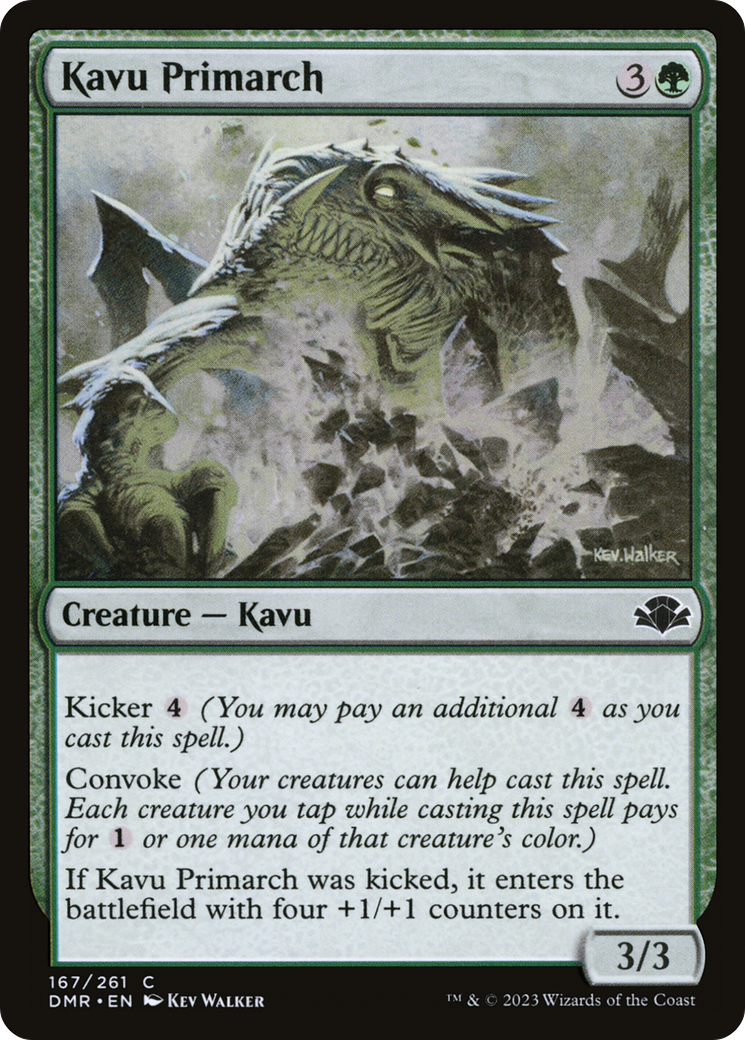 Kavu Primarch [Dominaria Remastered] Foil
