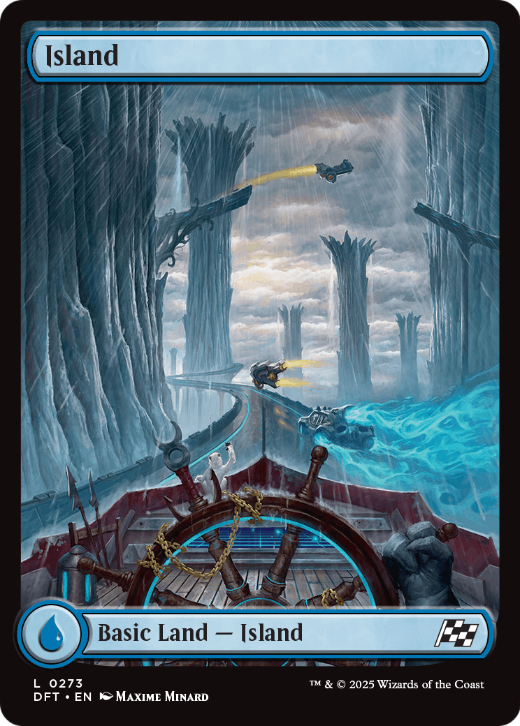 Island |  Foil (273) [Aetherdrift]