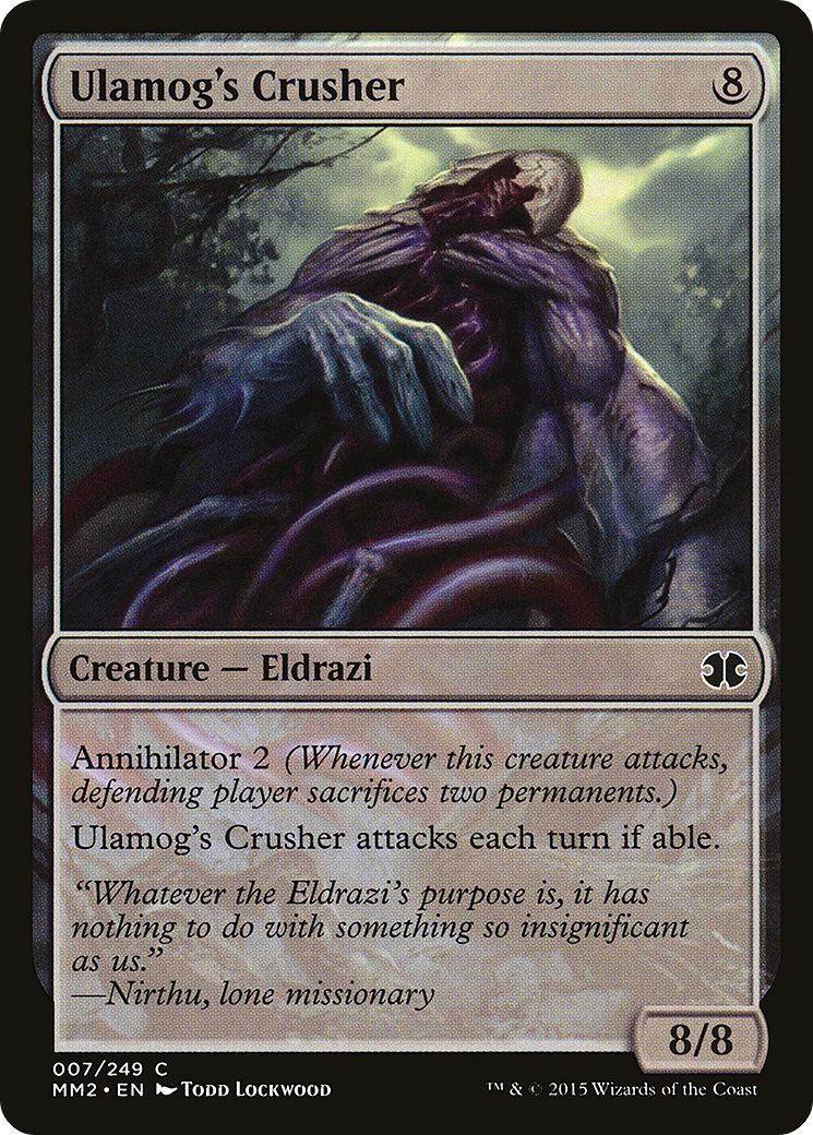 Ulamog's Crusher [Modern Masters 2015] Foil