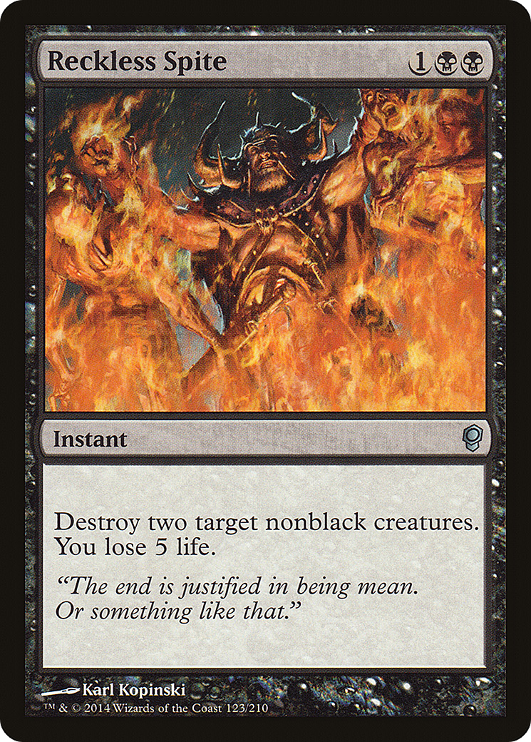 Reckless Spite [Conspiracy] Foil