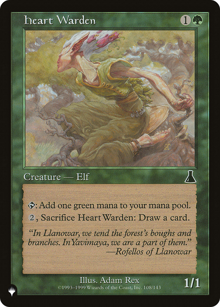 Heart Warden |  (UDS-108) [The List]