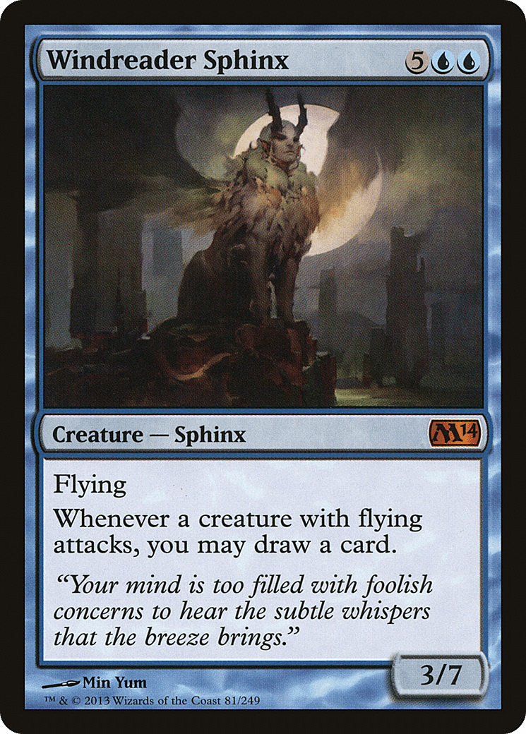 Windreader Sphinx [Magic 2014] Foil