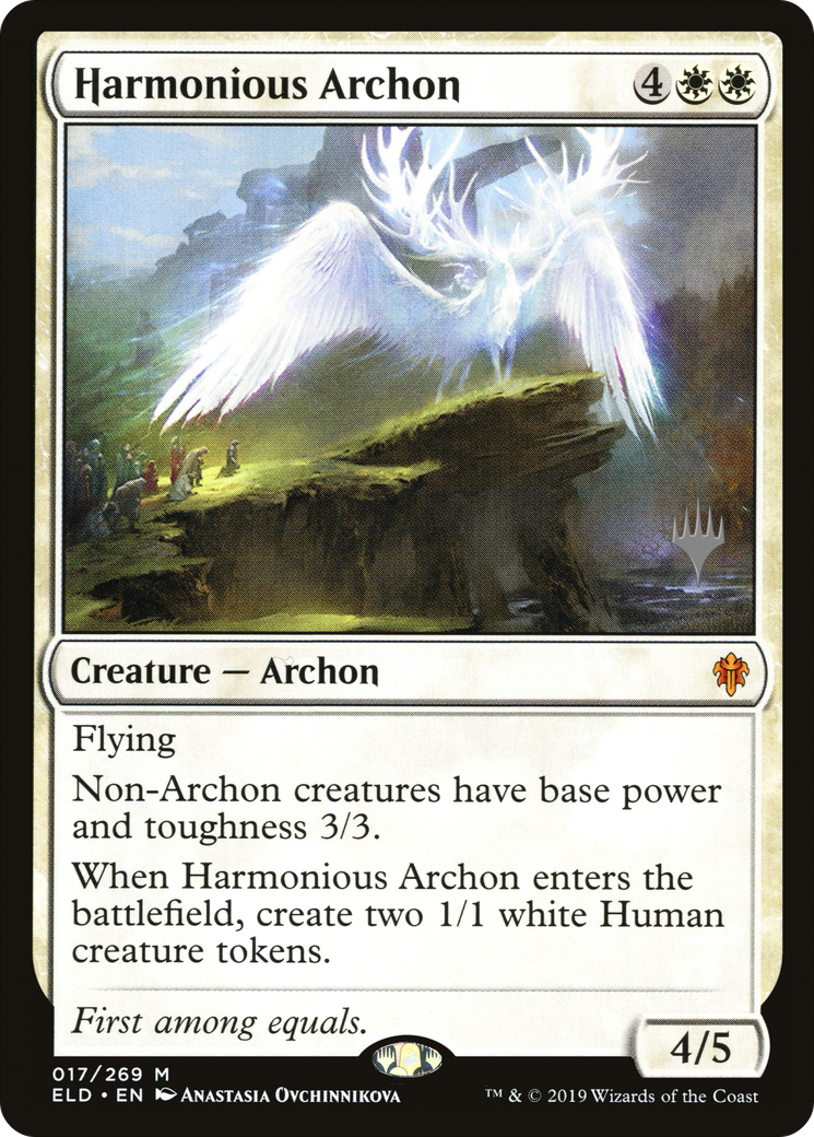Harmonious Archon (Promo Pack) [Throne of Eldraine Promos] Foil