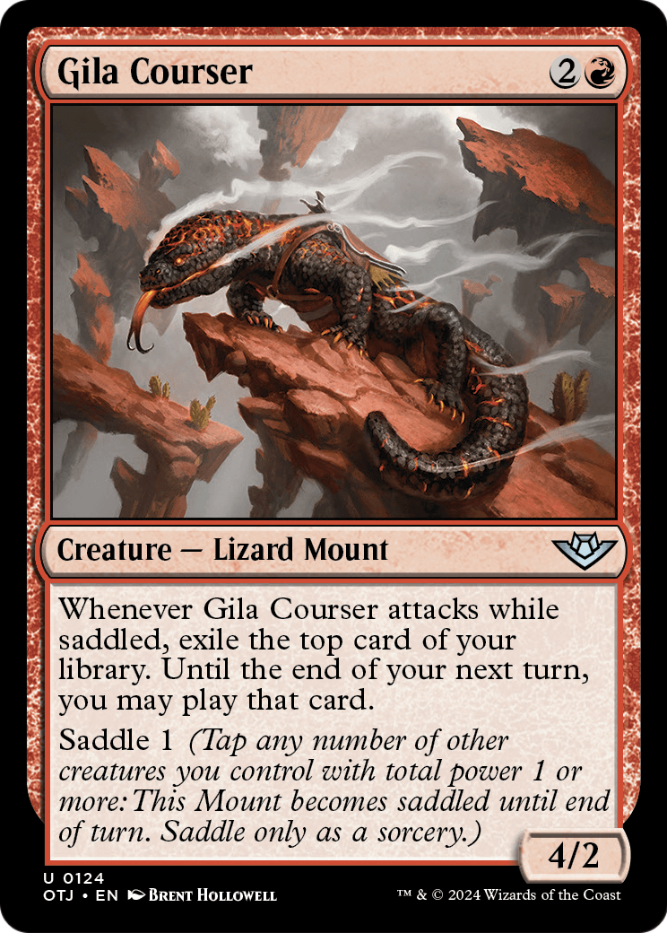 Gila Courser [Outlaws of Thunder Junction] Foil