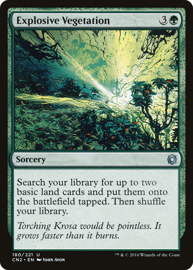 Explosive Vegetation [Conspiracy: Take the Crown] Foil