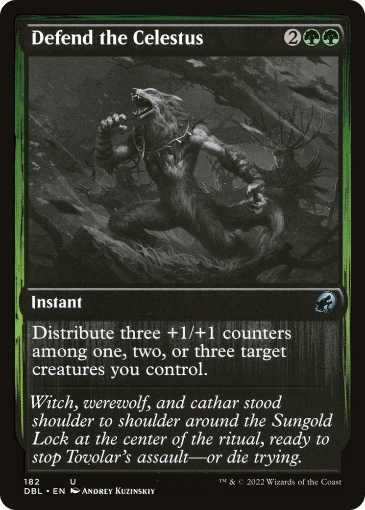 Defend the Celestus [Innistrad: Double Feature] Foil