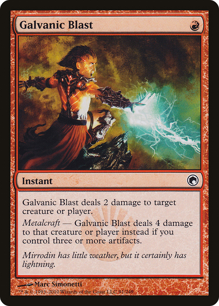 Galvanic Blast [Scars of Mirrodin] Foil