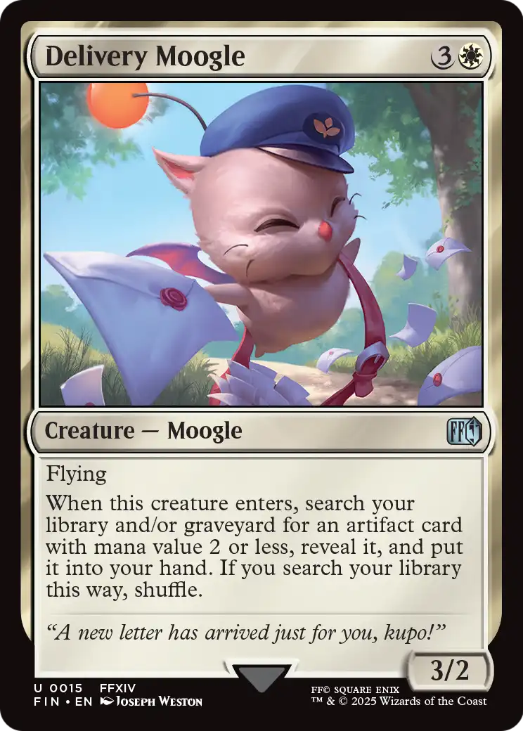 Delivery Moogle (015) [FINAL FANTASY]  Foil