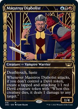 Maestros Diabolist Showcase 318/281 (Streets of New Capenna)  - Foil