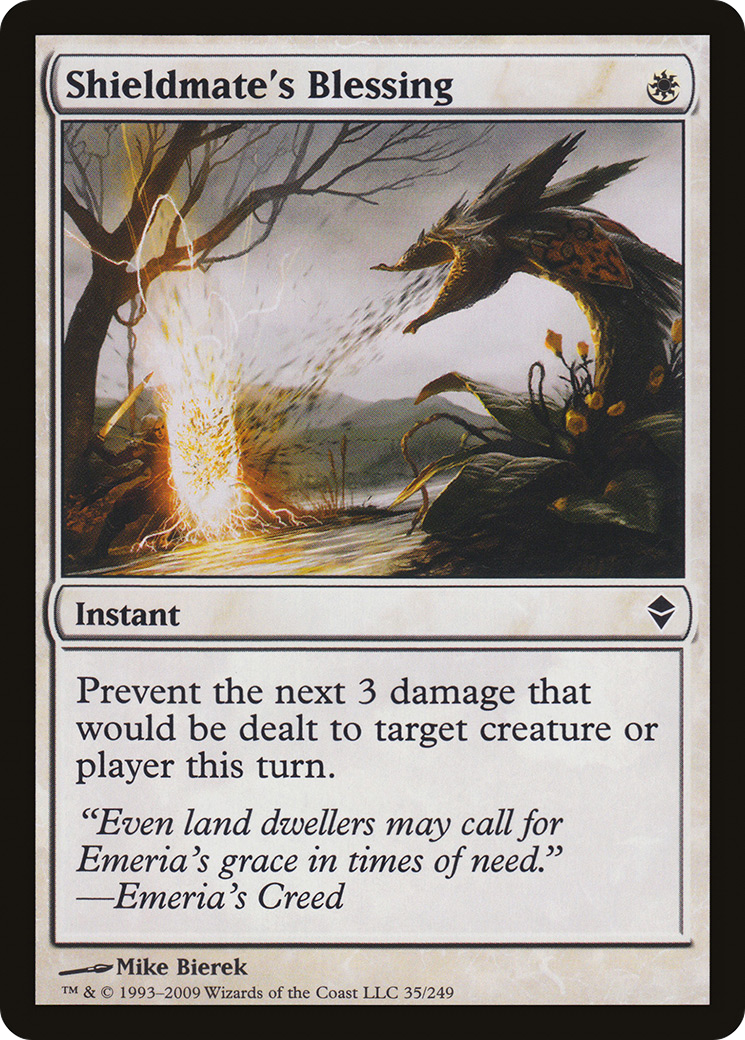 Shieldmate's Blessing [Zendikar] Foil