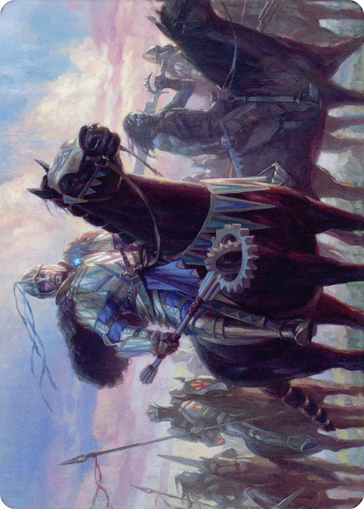 Shanid, Sleepers' Scourge // Shanid, Sleepers' Scourge (ADMU-054) - Dominaria United Art Series (Borderless) Foil